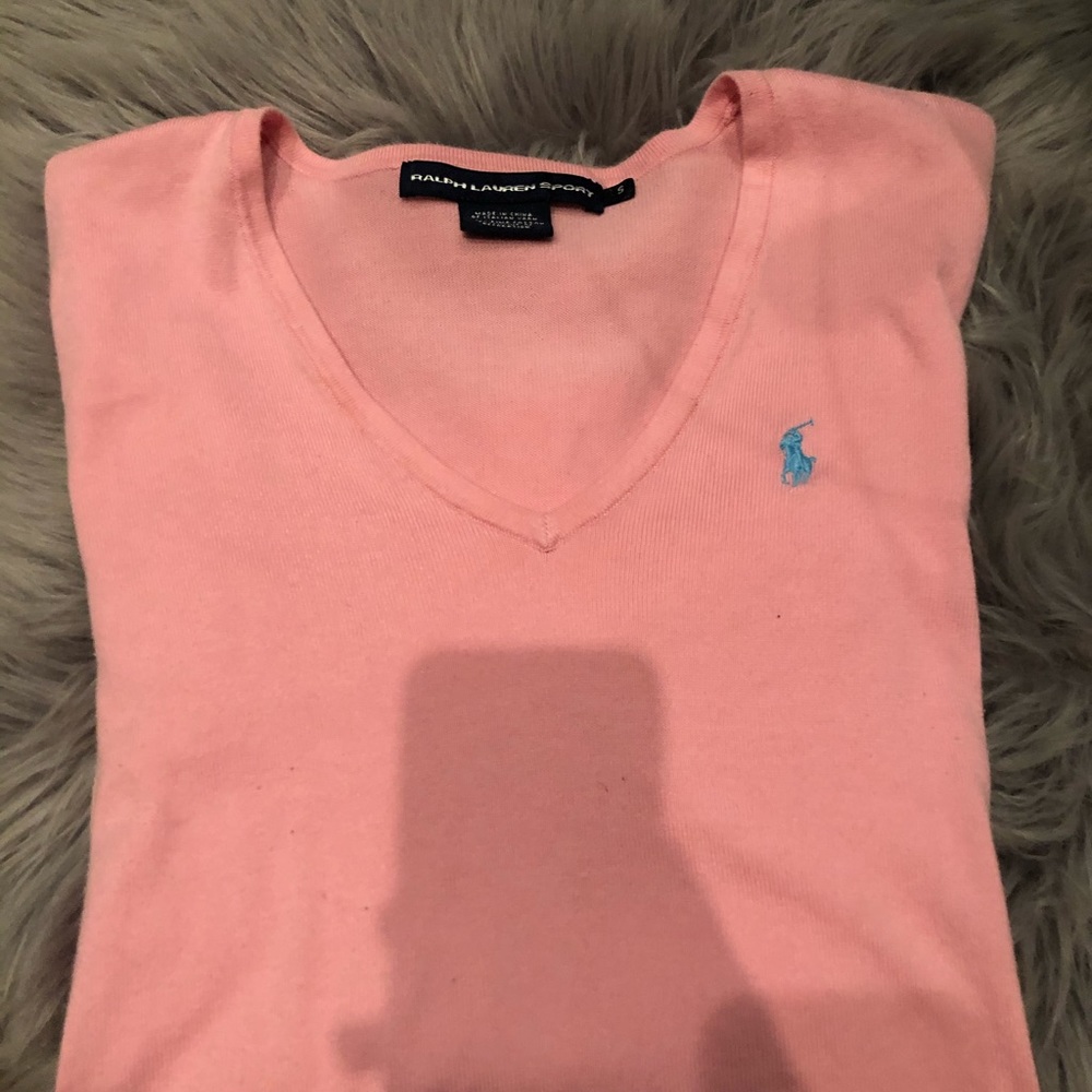 Ralph Lauren used super soft v-neck sweater